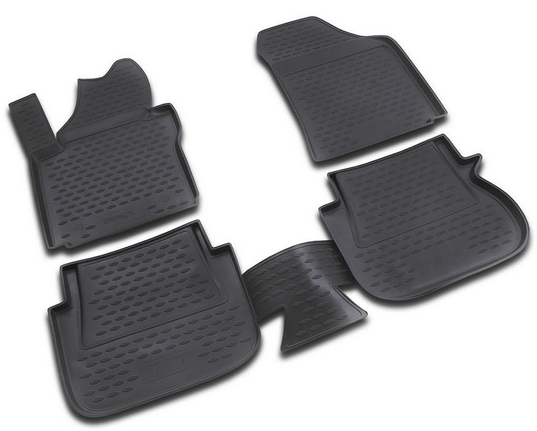 TPE Gummi Fußmatten für VW Caddy 3