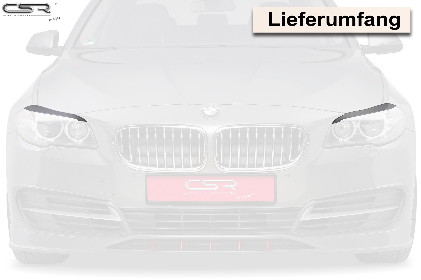 CSR Scheinwerferblenden für 5er BMW F10 + F11
