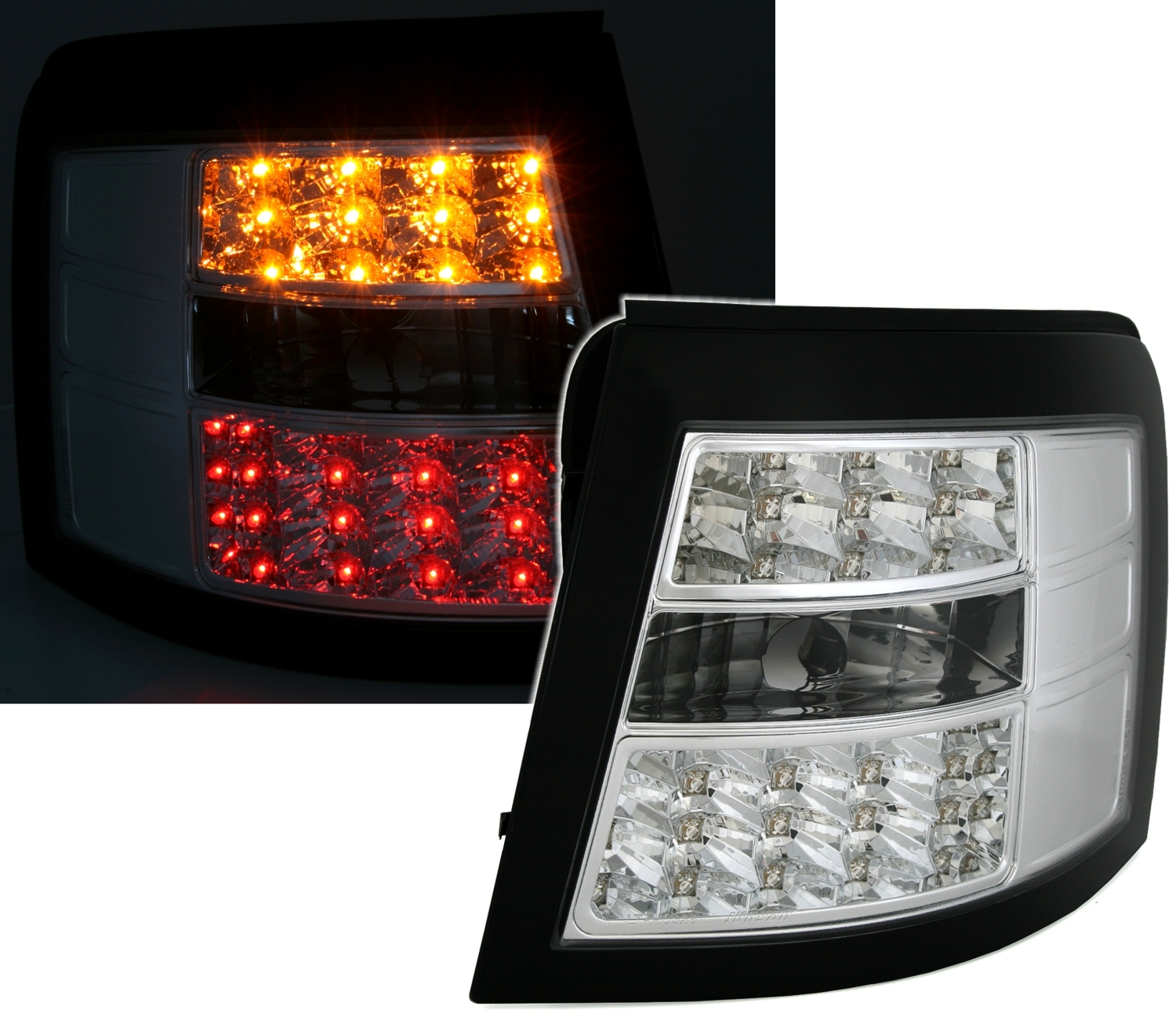 LED Rückleuchten für Audi A6 Avant in Chrom