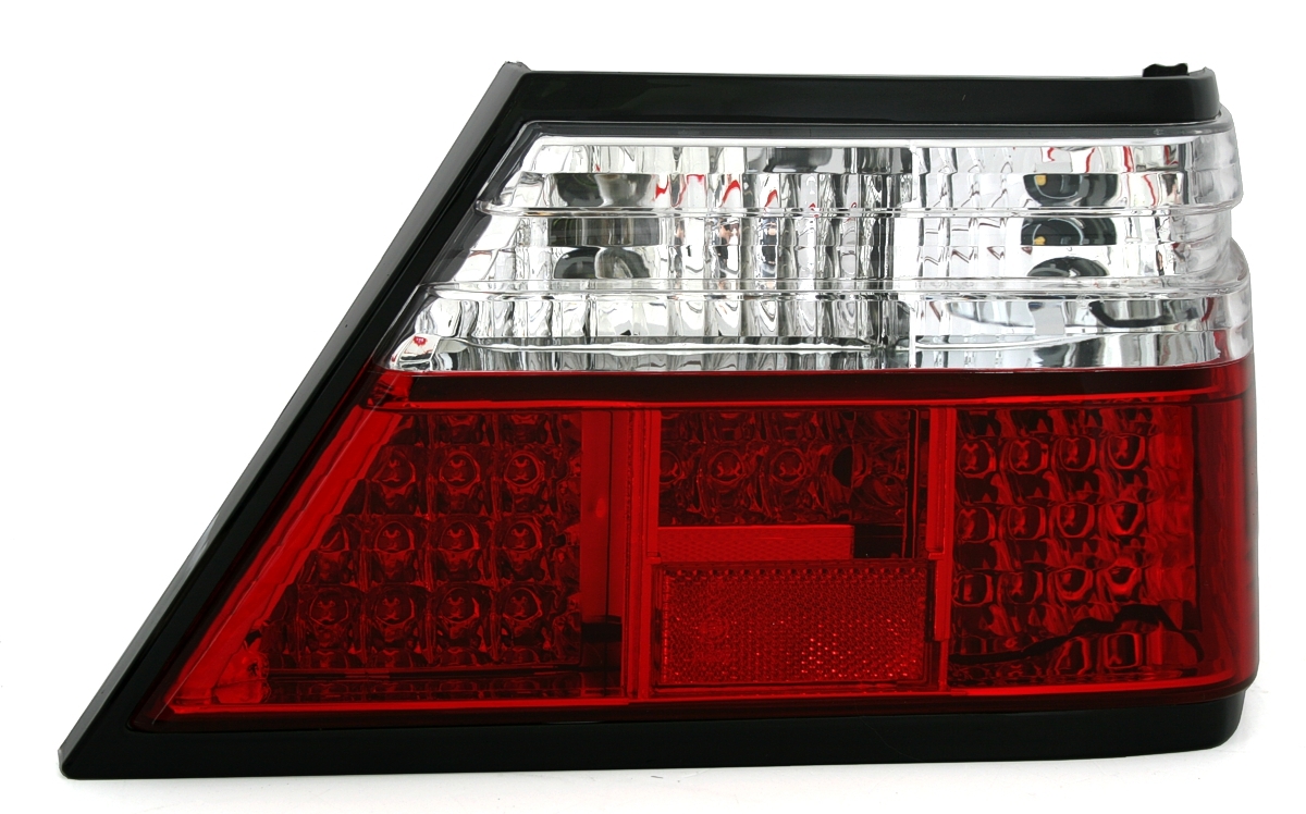 LED Rückleuchten für Mercedes W124 in Rot-Weiß