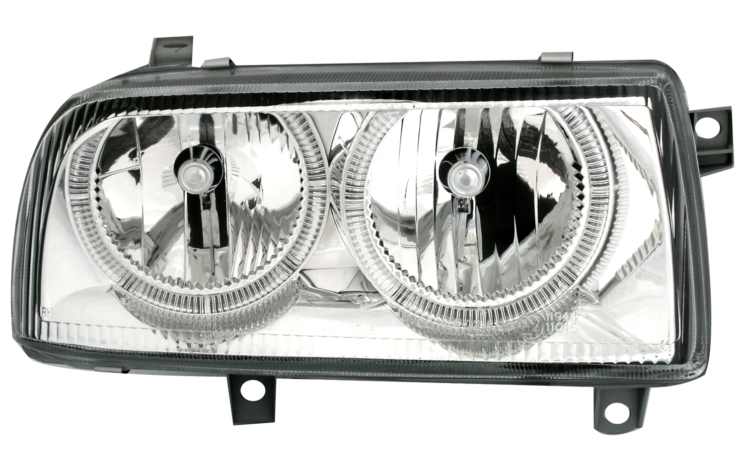 Angel Eyes Scheinwerfer für VW Vento in Chrom