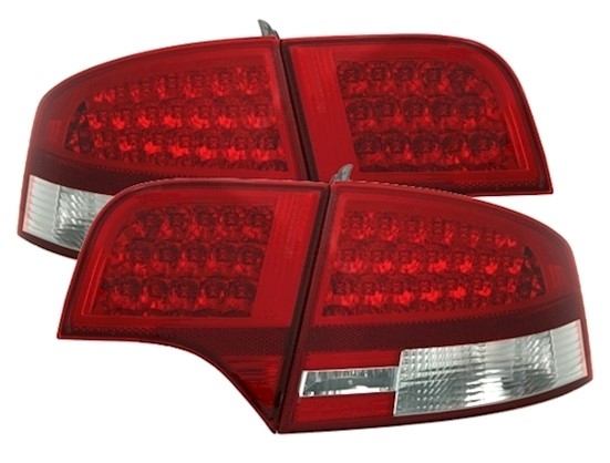 LED Rückleuchten für Audi A4 B7 Limo in Rot Weiß