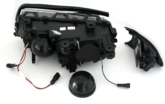 Angel Eyes Scheinwerfer für 3er BMW E46 in Chrom