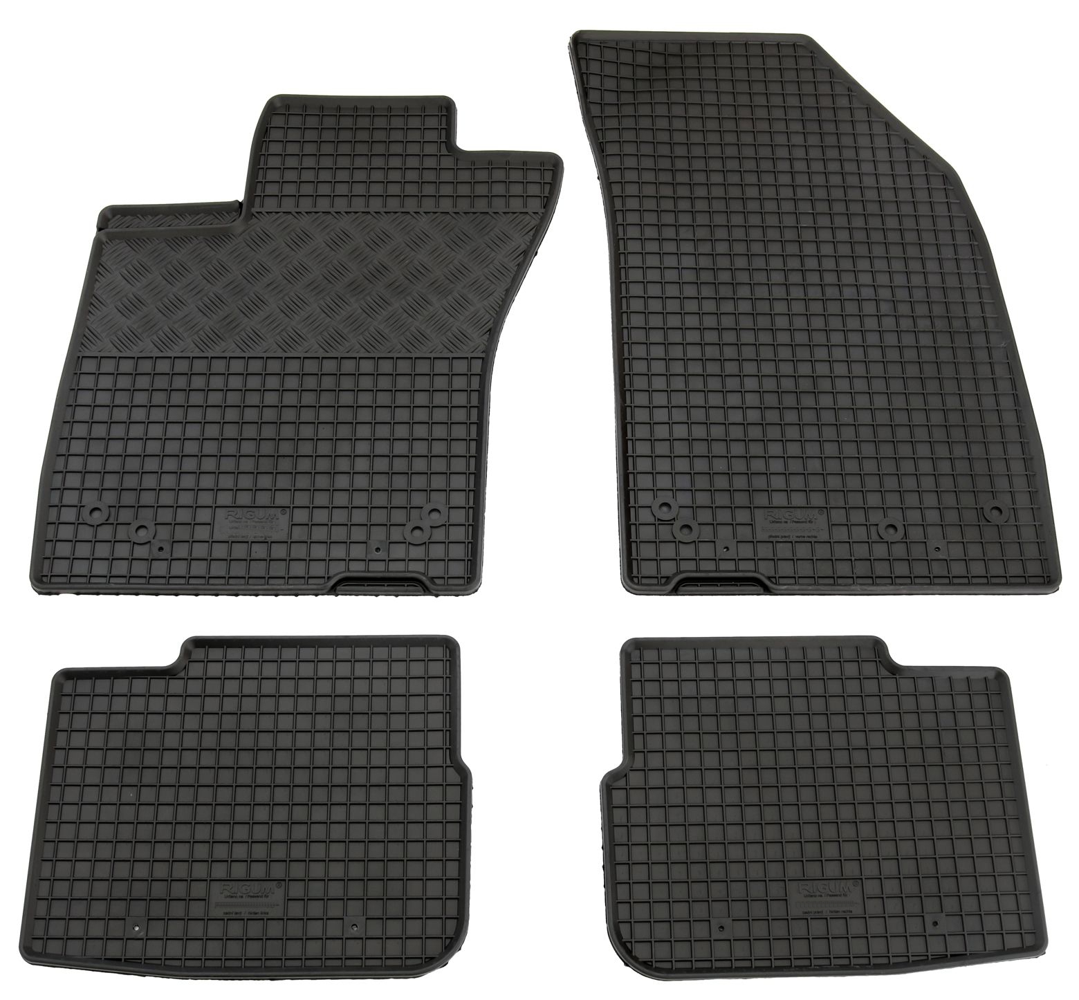 Gummi Fußmatten für Fiat Tipo