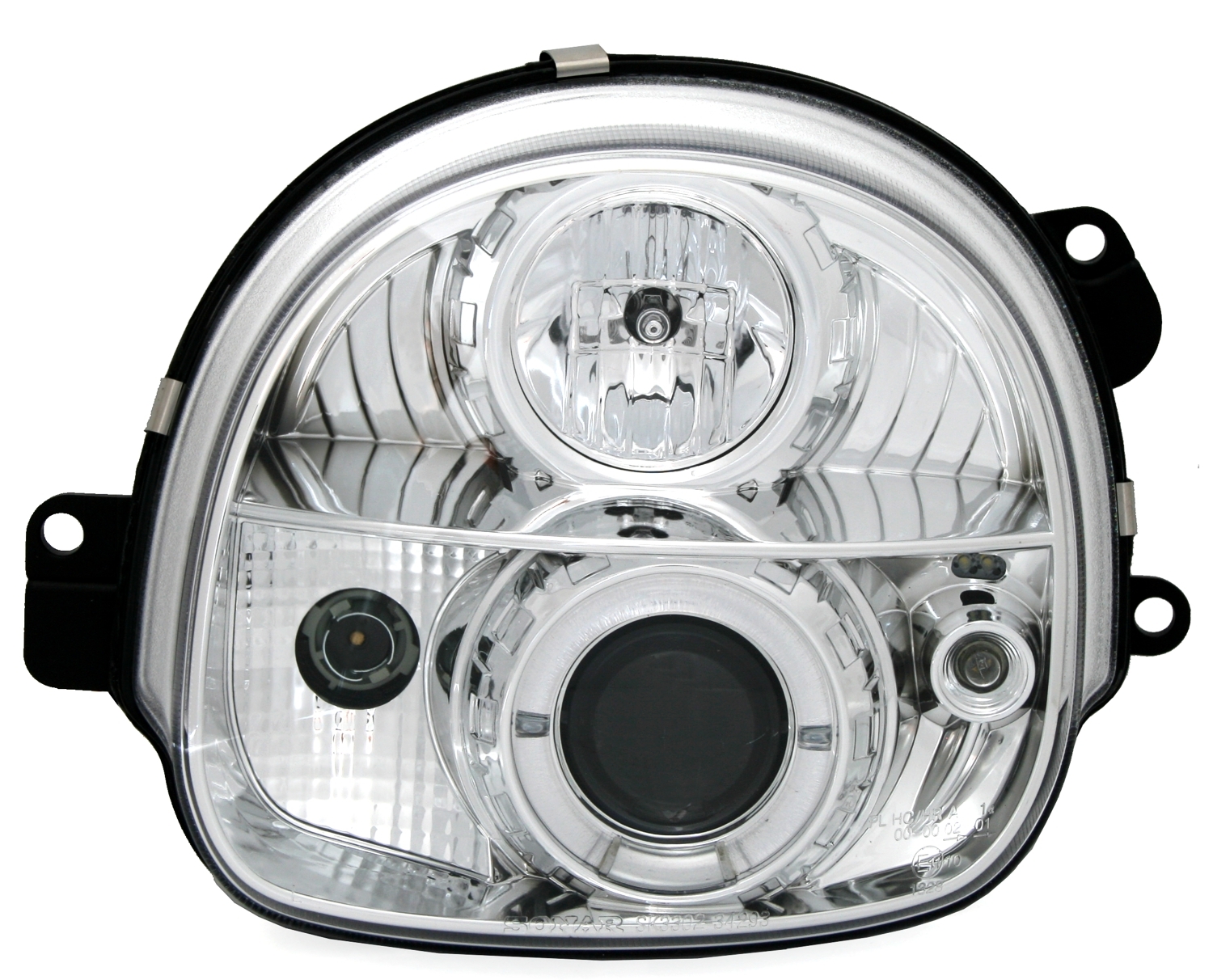 Angel Eyes Scheinwerfer Renault Twingo in Chrom   