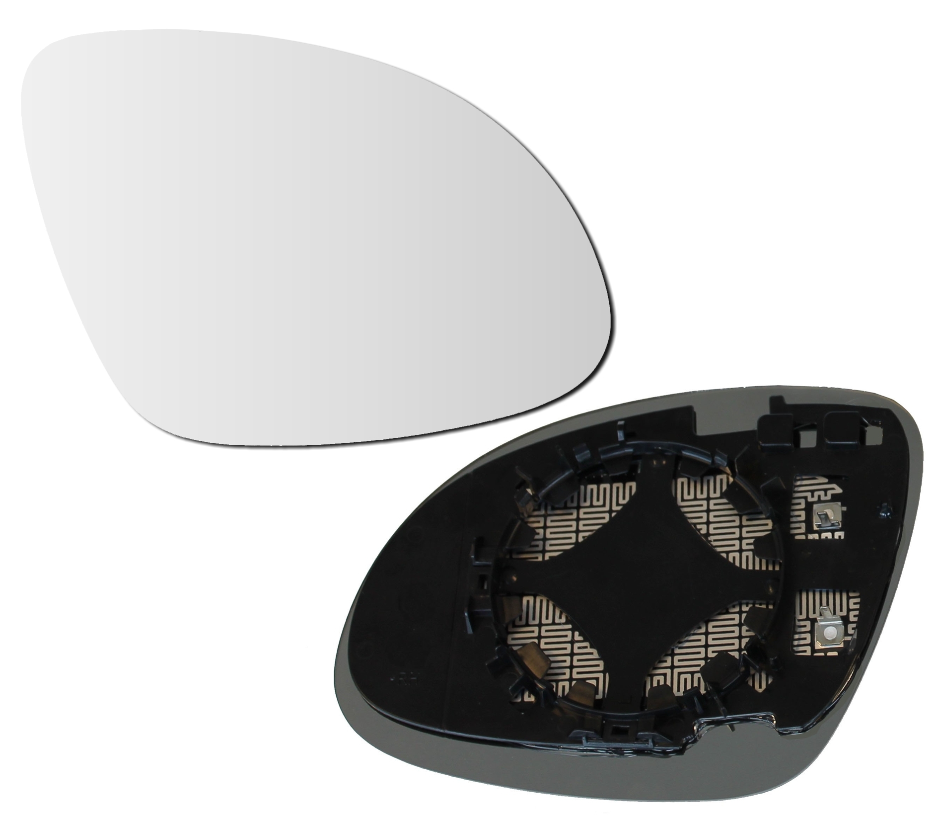 Spiegelglas für Seat + VW / rechts