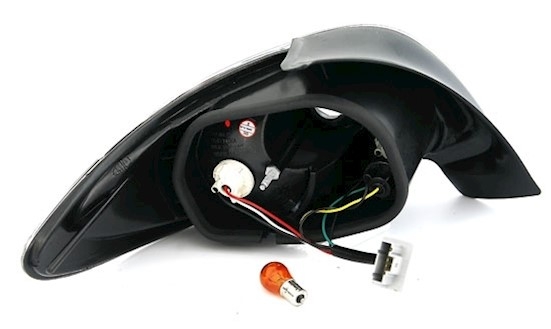 Rückleuchten für Peugeot 206 in Schwarz           