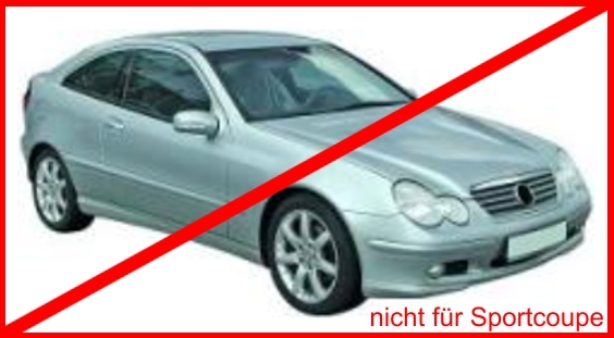 Scheinwerfer Set für Mercedes W203 in Chrom