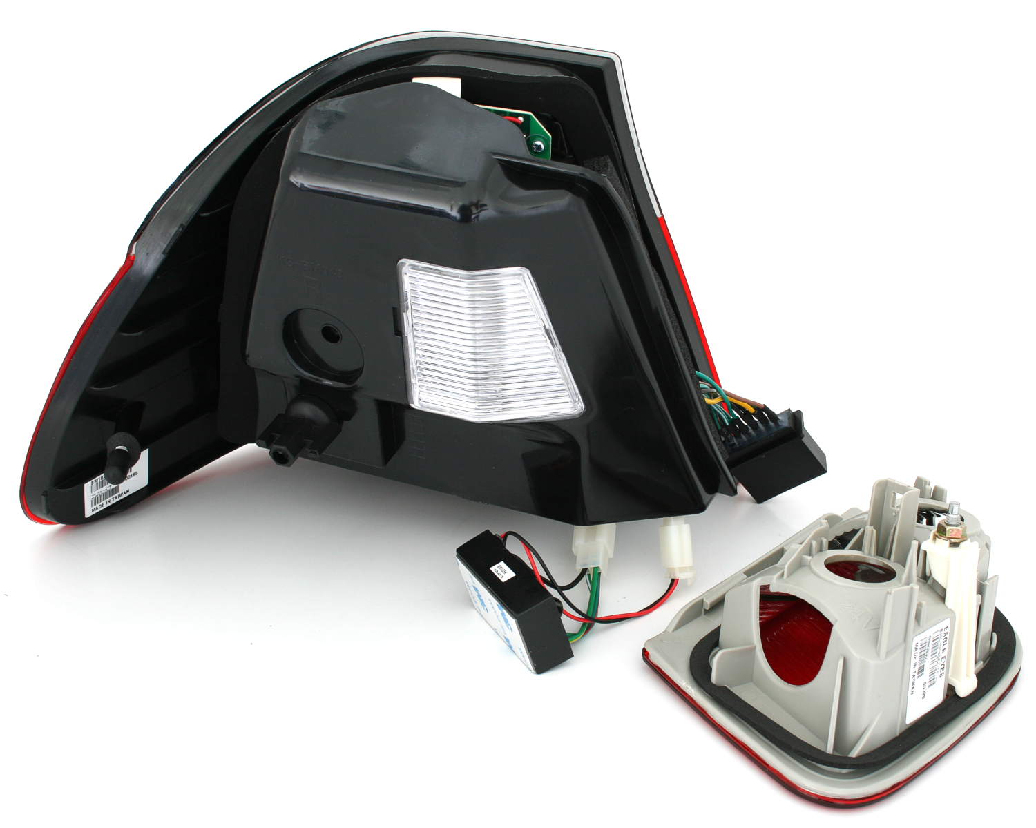 LED Rückleuchten für 3er BMW E46 in Rot-Smoke