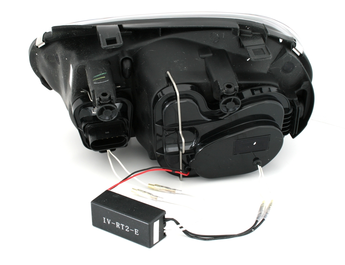 CCFL Angel Eyes Scheinwerfer für VW Golf 4 in Schw