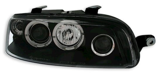 Angel Eyes Scheinwerfer für Fiat Punto 2 in Schw. 