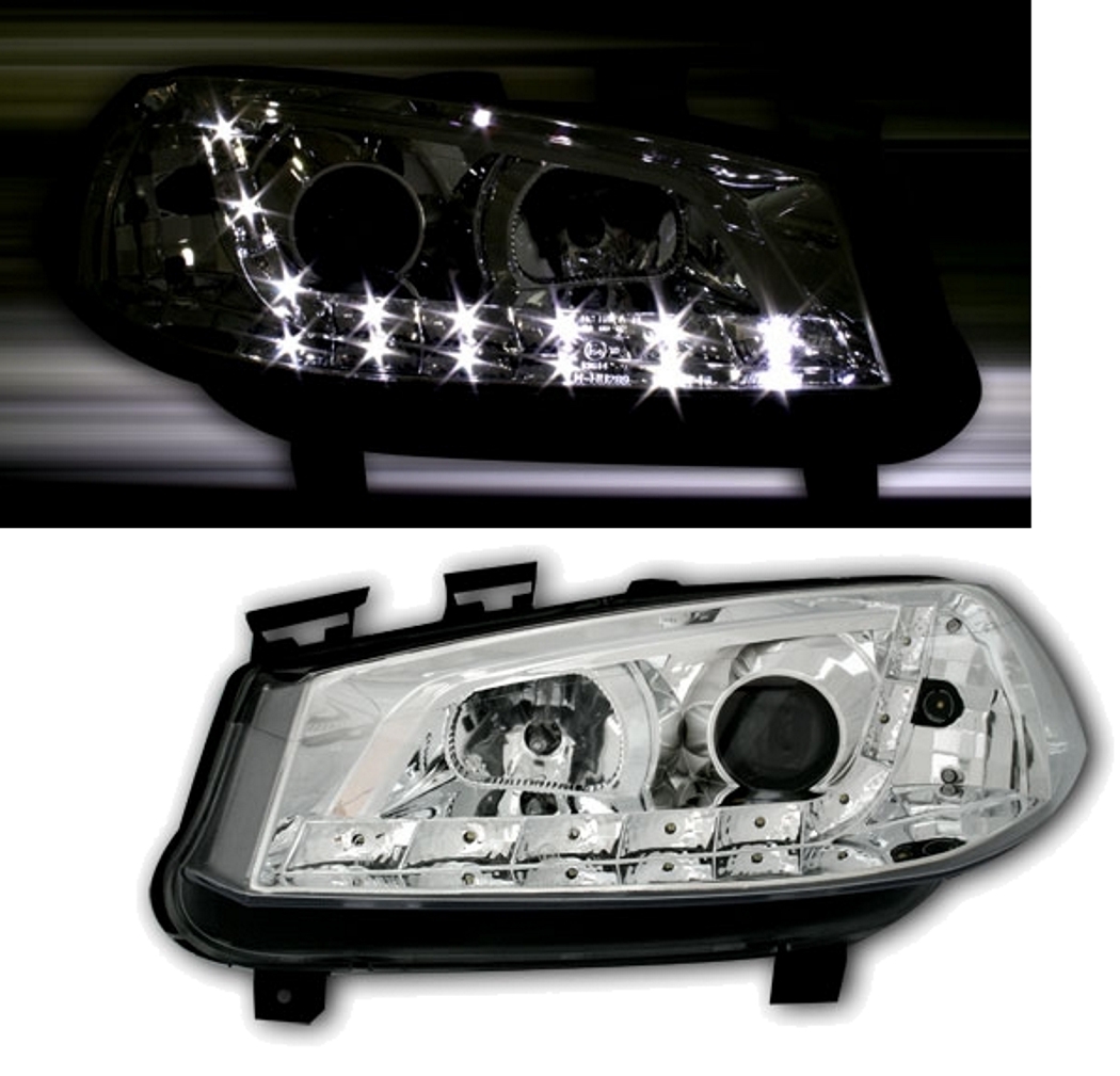 Scheinwerfer für Renault Megane 2 in Chrom
