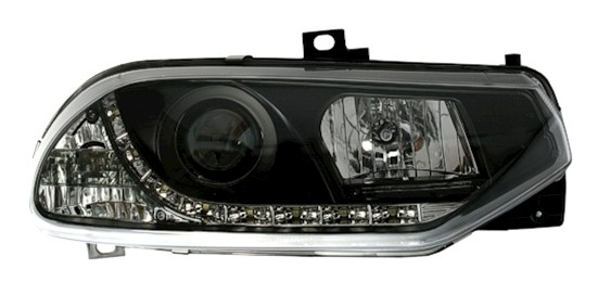 Scheinwerfer mit LED für Alfa Romeo 156 in Schwarz