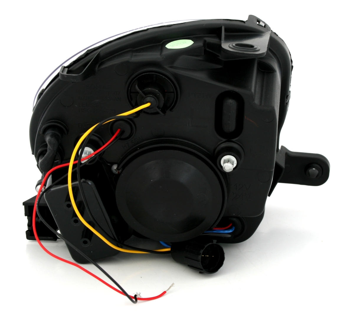 Scheinwerfer mit LED für Fiat 500 in Schwarz      