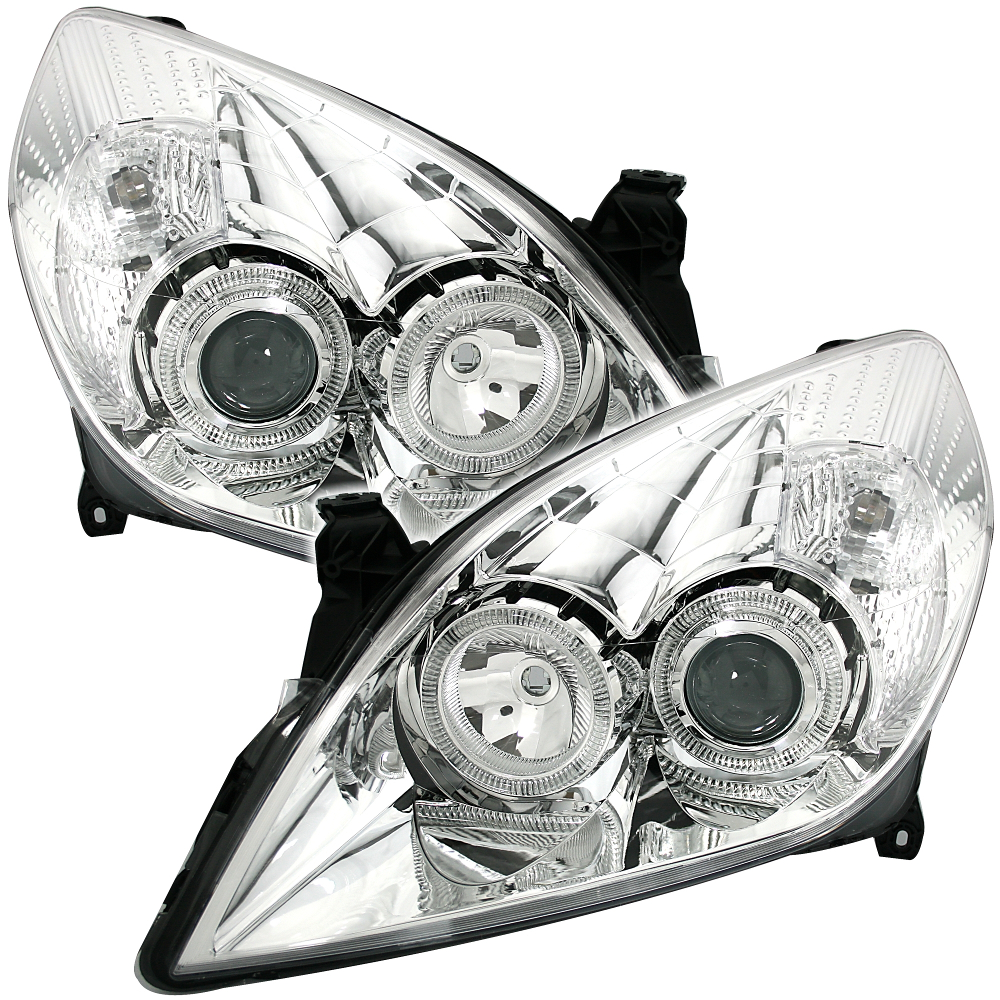 Angel Eyes Scheinwerfer für Opel Vectra C in Chrom