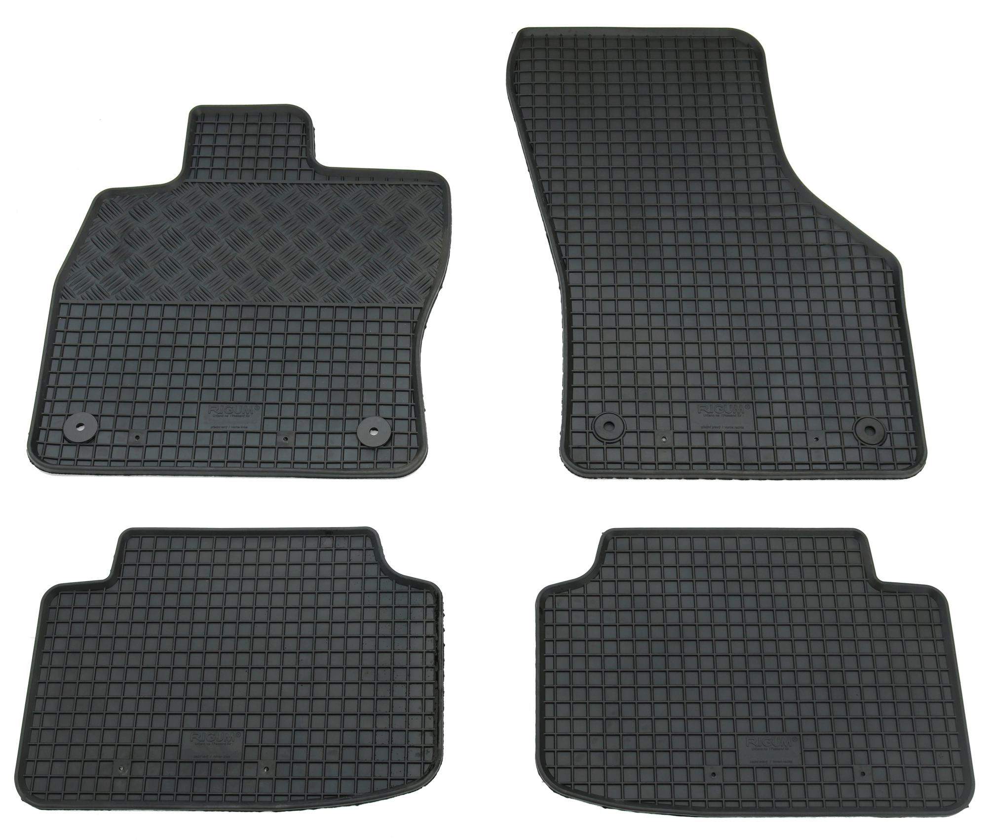 Gummi Fußmatten für Skoda Octavia 3 5E