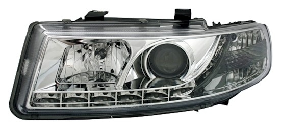 Scheinwerfer mit LED für Seat Leon Toledo in Chrom