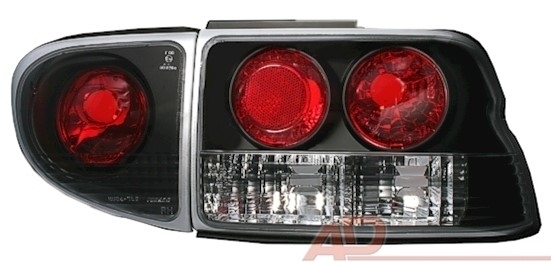 Rückleuchten für Ford Escort MK6 MK7 in Schwarz   