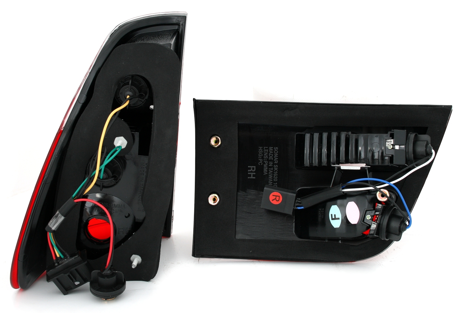 Rückleuchten für BMW X5 E53 in Rot-Weiß           