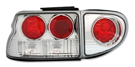 Rückleuchten für Ford Escort MK6 MK7 in Chrom