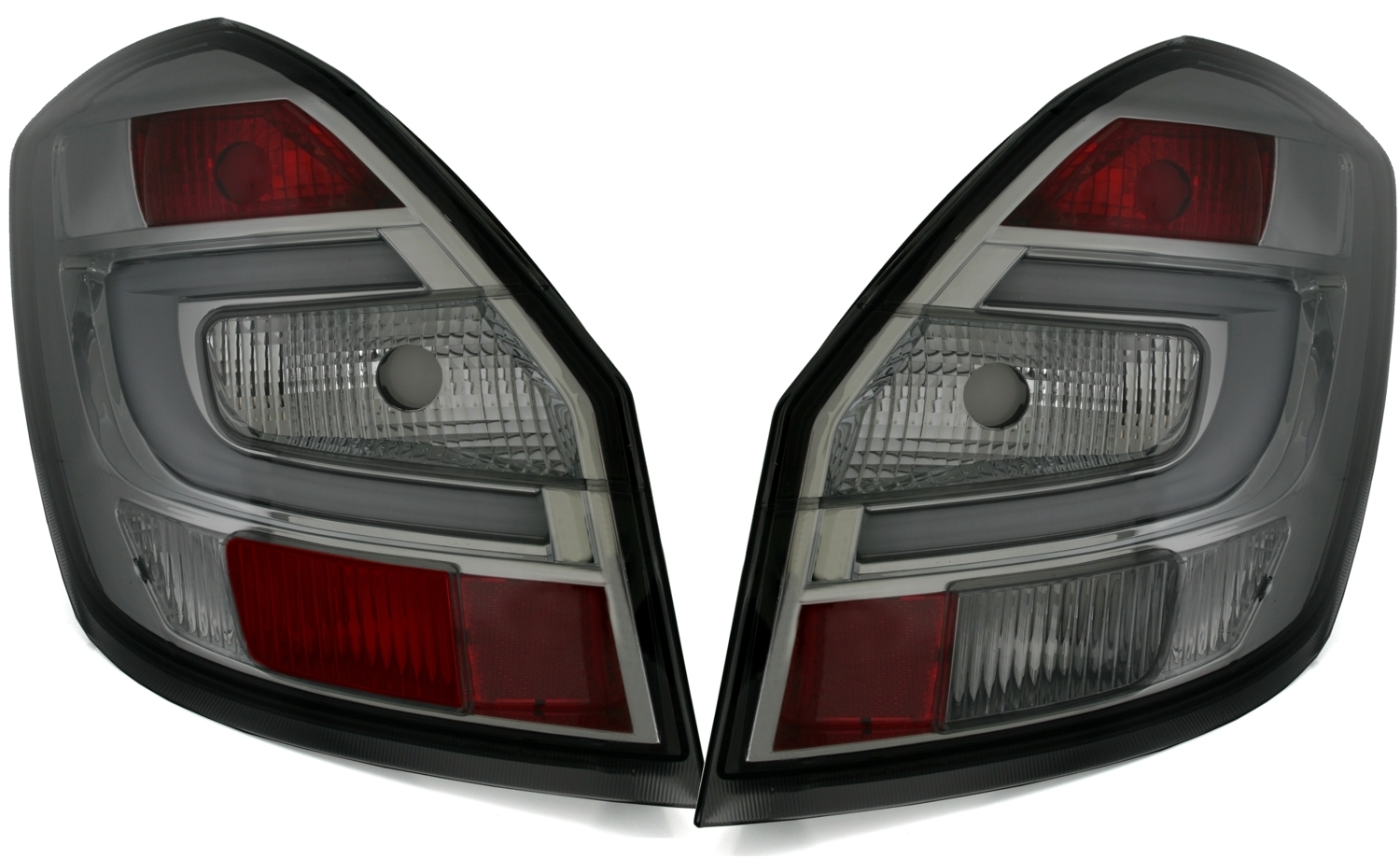 LightBar Rückleuchten für Skoda Fabia 2 in Smoke