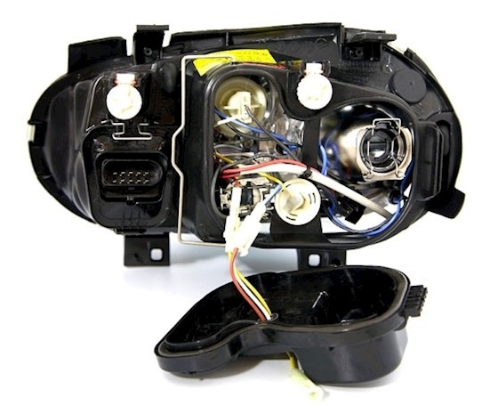 Angel Eyes Scheinwerfer für VW Golf 4 in Chrom