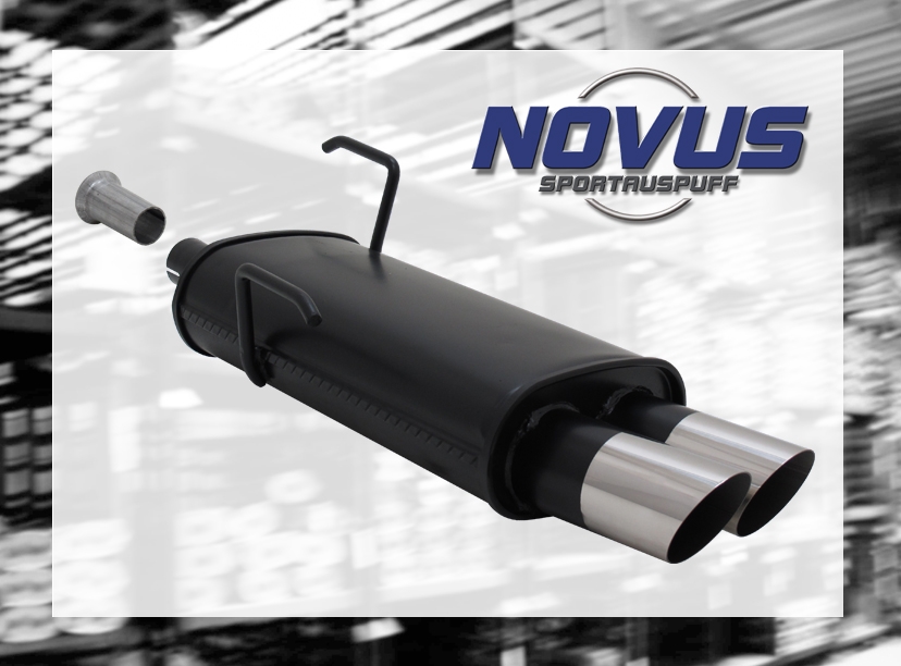 NOVUS ESD für PEUGEOT 206 2x76mm MS-Design