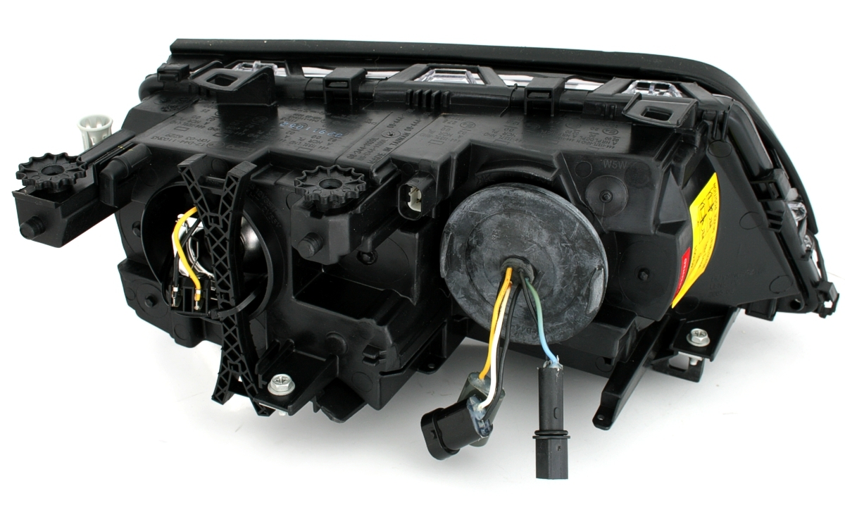 Angel Eyes Scheinwerfer für 3er BMW E46 in Schwarz