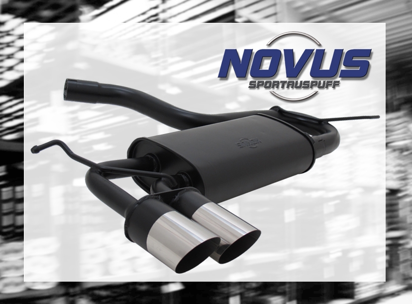 NOVUS ESD für Golf 5 + Audi A3 8P 2x76mm MS-Design