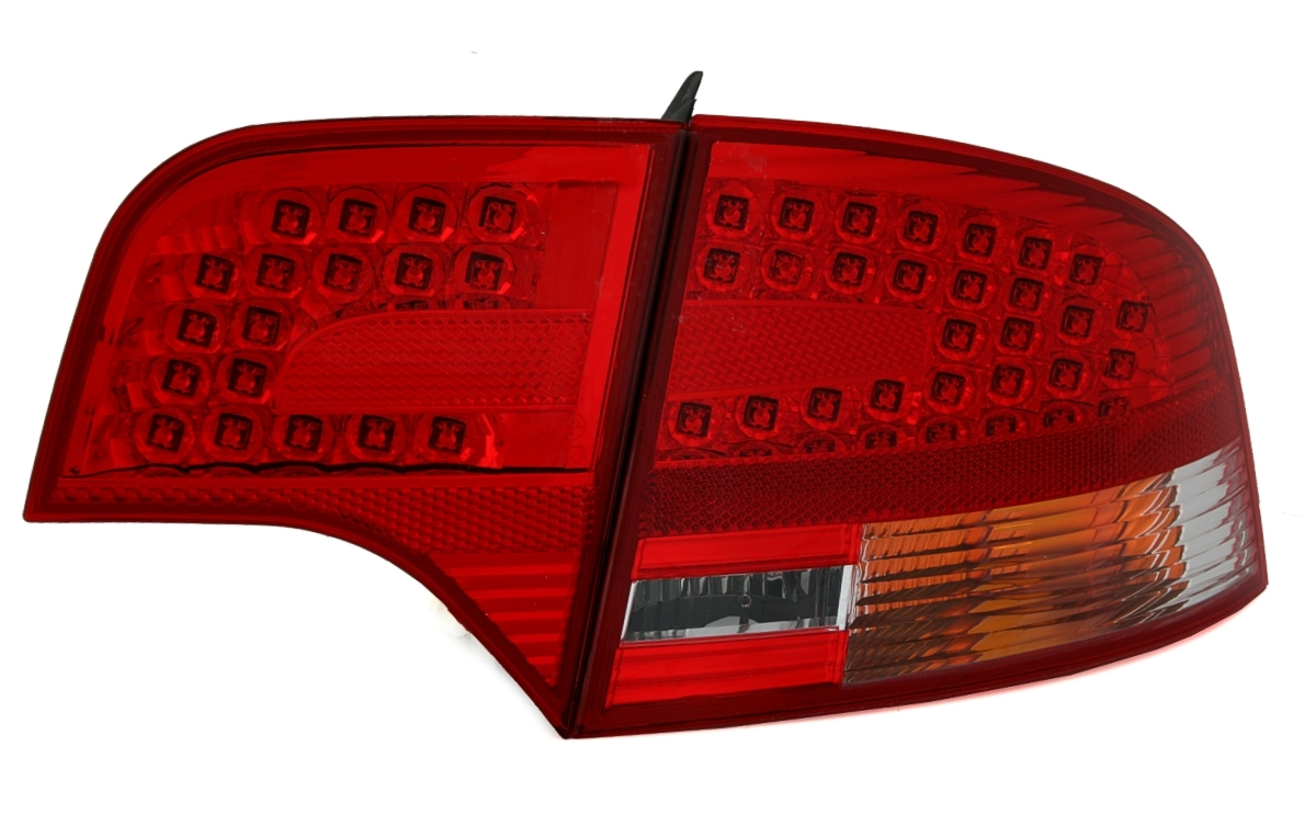 LED Rückleuchten für Audi A4 B7 Limo in Rot Weiß