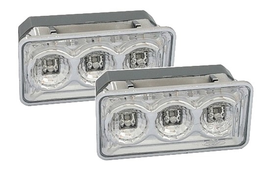 LED Seitenblinker für VW Golf 3 + Passat in Chrom