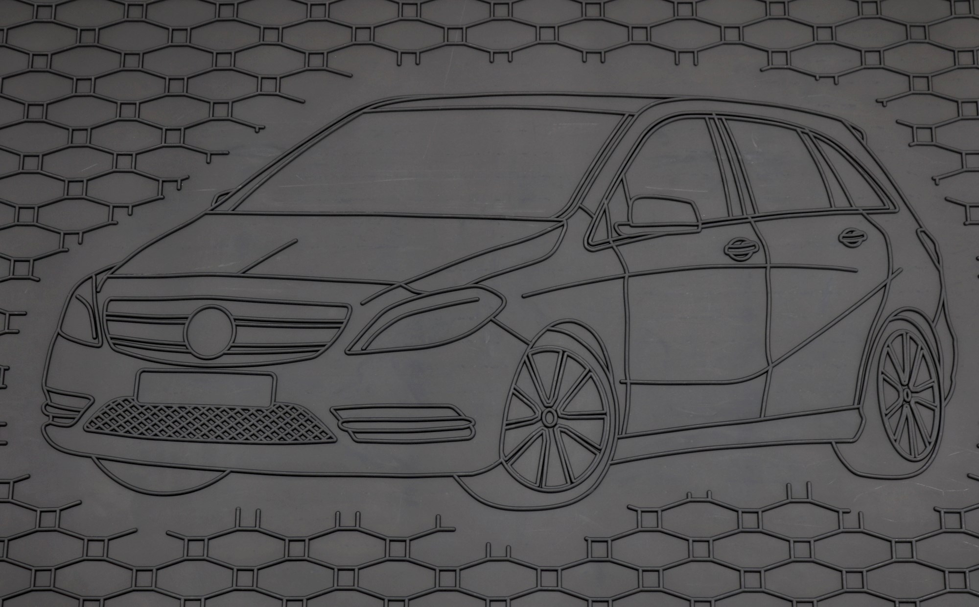 Kofferraumwanne für Mercedes W246 B-Klasse