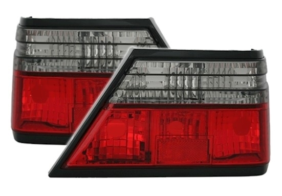 Rückleuchten für Mercedes W124 in Rot-Smoke