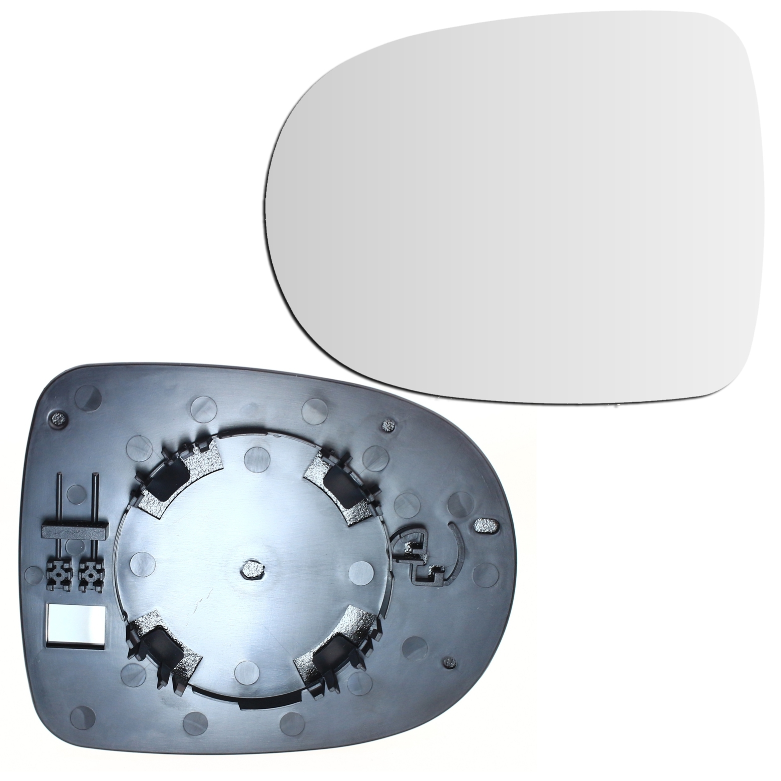 Spiegelglas für Renault Clio 3 / links