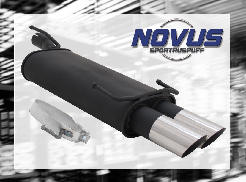 NOVUS ESD für Opel Kadett E + Astra F 2x76mm MS