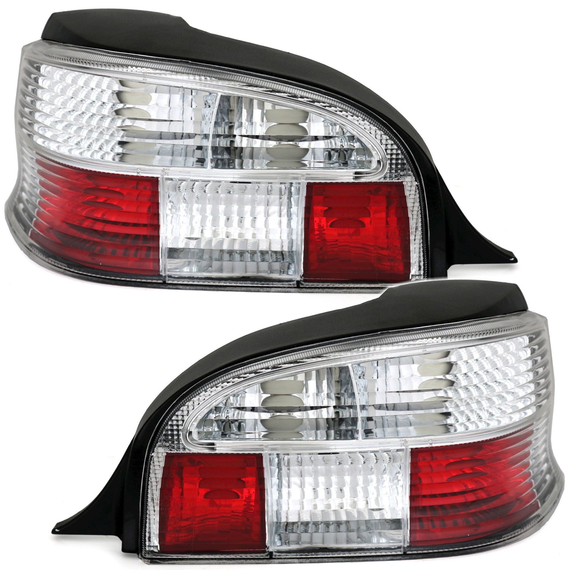 Rückleuchten Set für Citroen Saxo in Weiß         