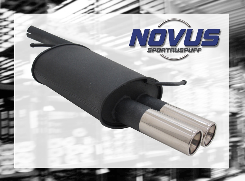 NOVUS ESD für Audi A4 8E 2x76mm Design