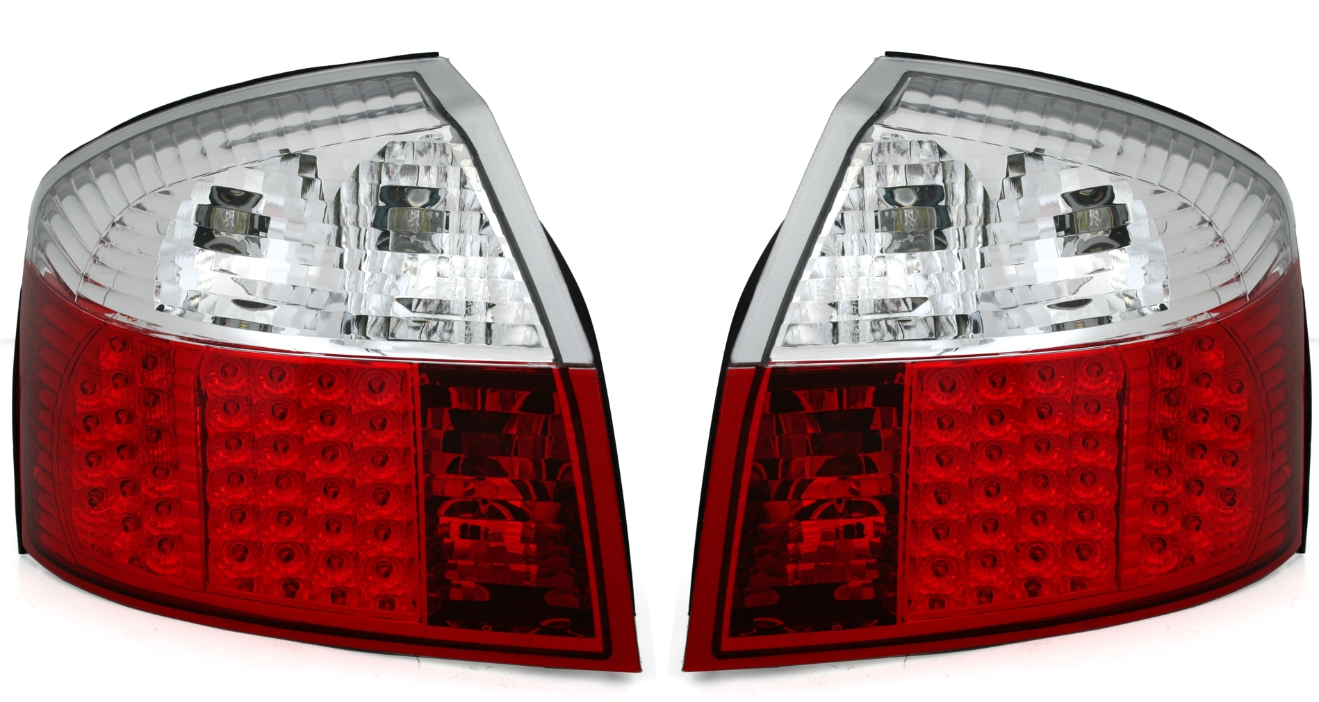 LED Rückleuchten Set für Audi A4 8E in Rot-Weiß