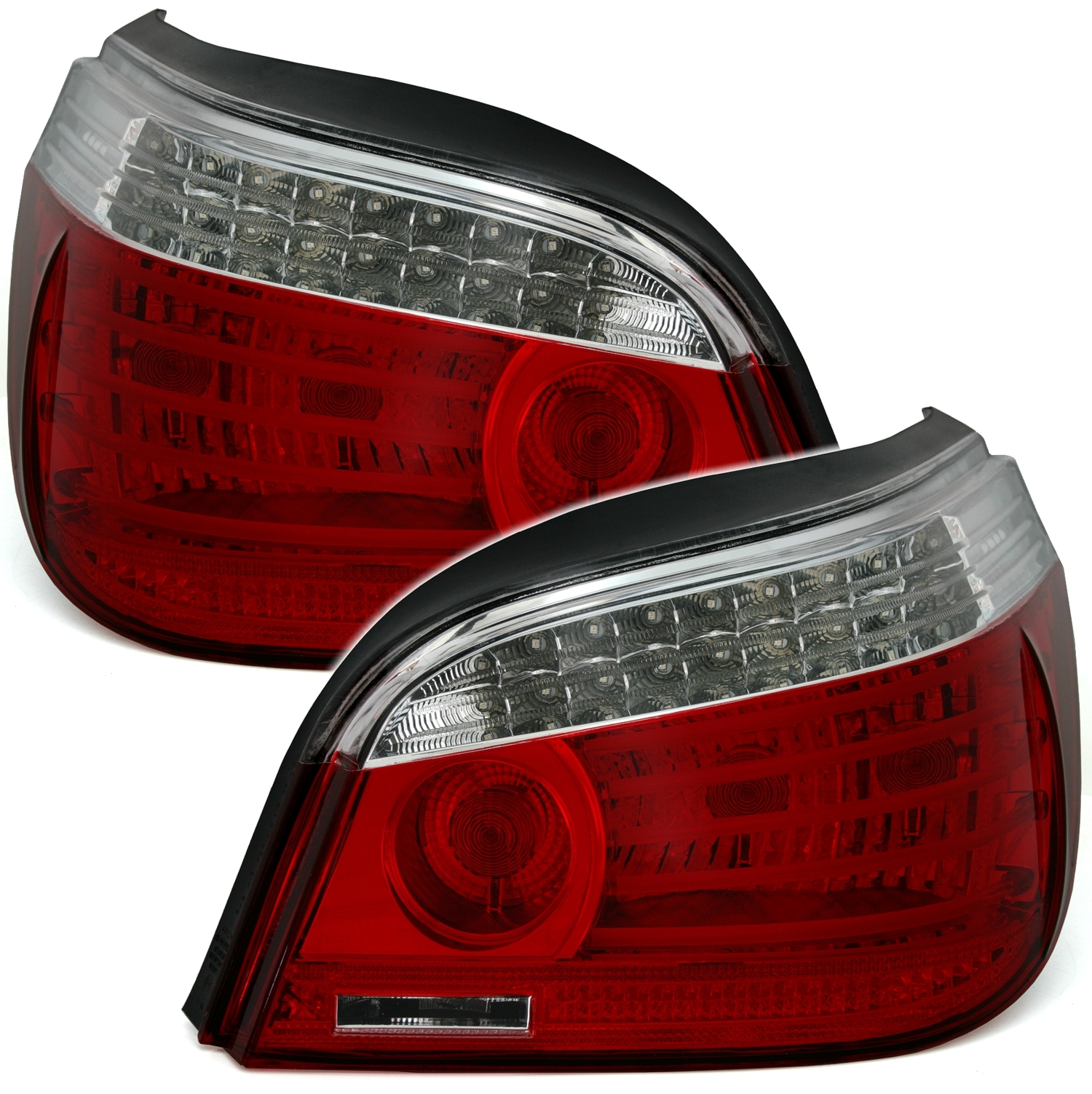 LED Rückleuchten Set für 5er BMW E60 in Rot-Weiß