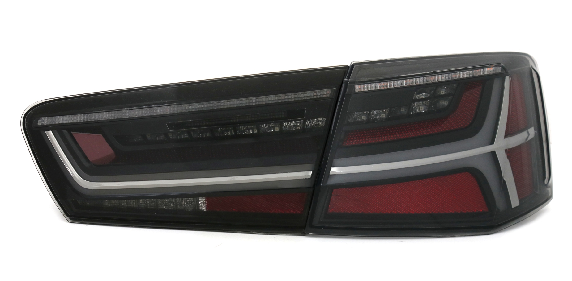 LED Rückleuchten Set für Audi A6 C7 Limo / Schwarz