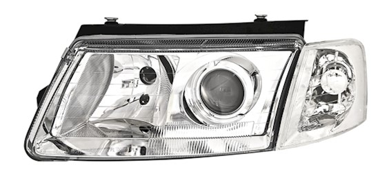 Scheinwerfer für VW Passat 3B in Klarglas Chrom