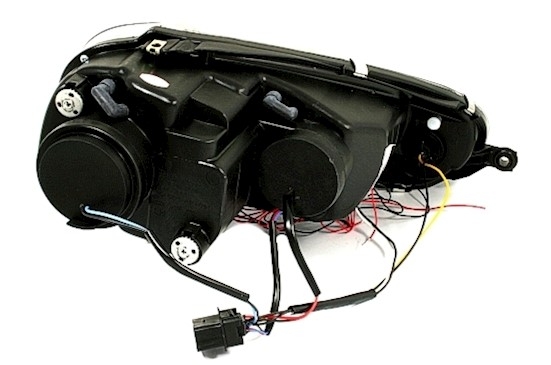 Angel Eyes Scheinwerfer für VW Golf 5 in Schwarz