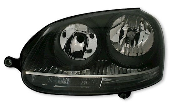 Scheinwerfer für VW Golf 5 / Schwarz, links