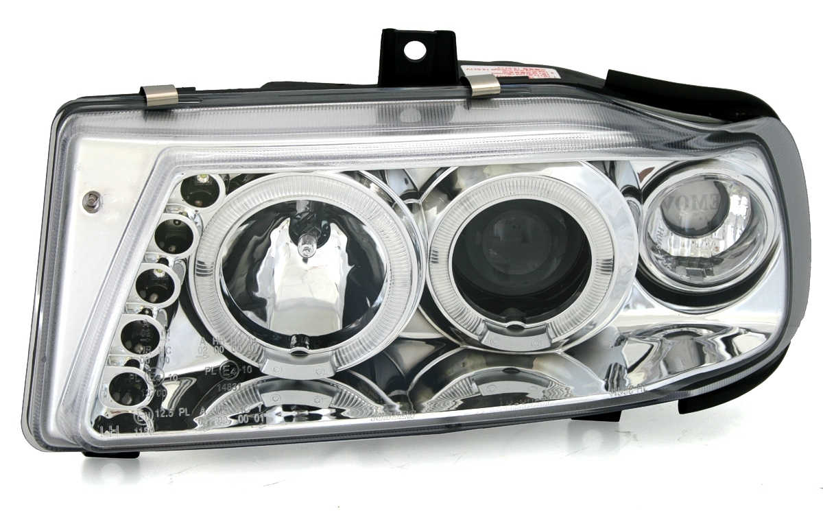 Angel Eyes Scheinwerfer für Seat Ibiza in Chrom