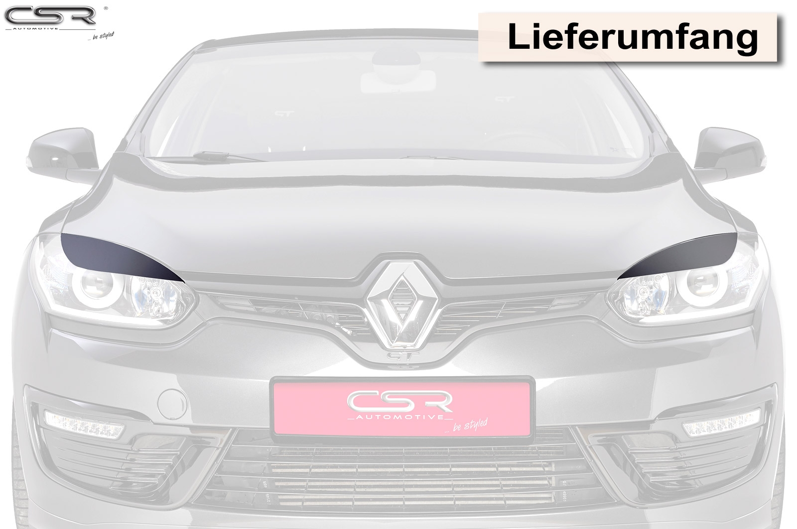 CSR Scheinwerferblenden für Renault Megane 3