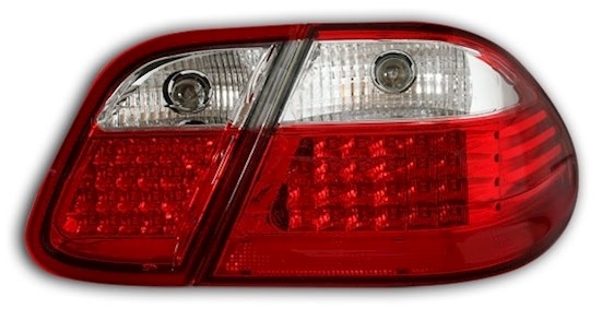 LED Rückleuchten Mercedes CLK in Rot-Weiß