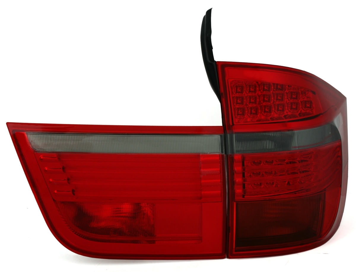 LED Rückleuchten für BMW X5 E70 in Rot-Smoke