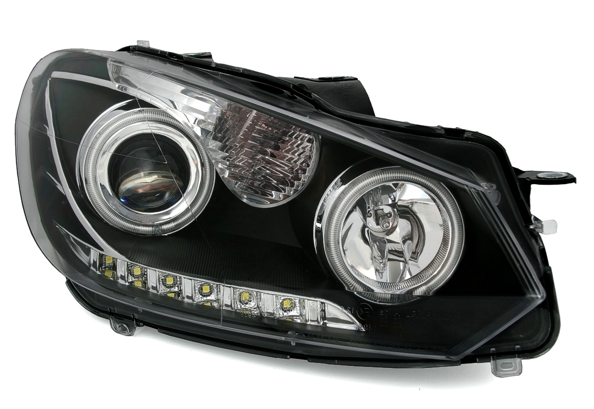 CCFL Angel Eyes Scheinwerfer mit TFL für VW Golf 6