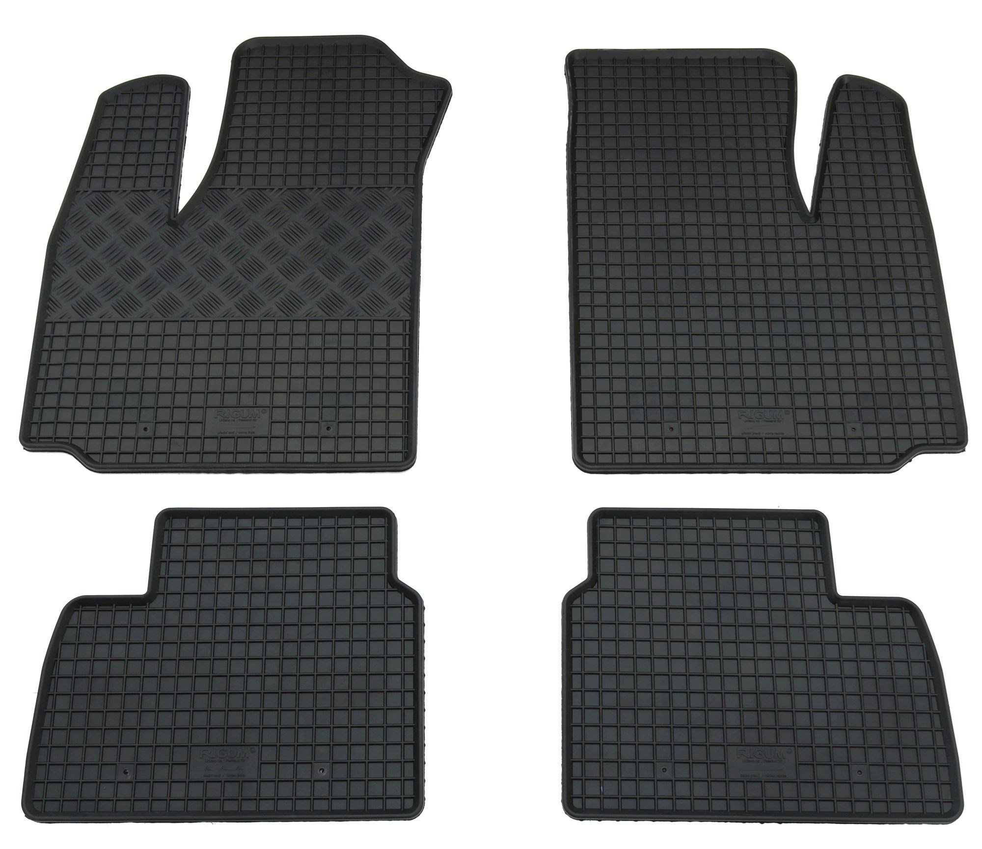 Gummi Fußmatten für Fiat Doblo 1 Typ 223