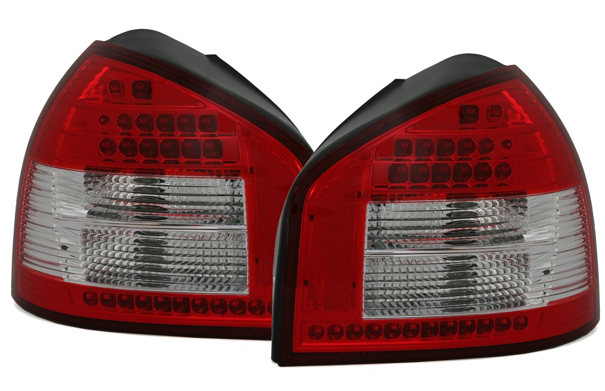 LED Rückleuchten für Audi A3 8L in Rot-Weiß